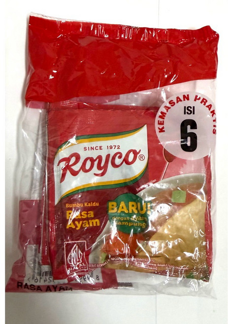 印尼 Royco (大小包 1H2-2) 印尼調味粉 牛肉粉 雞肉粉 牛肉調味粉 雞肉調味粉 調味粉, 1個, 416 小包雞肉調味粉6包x8g, 8g