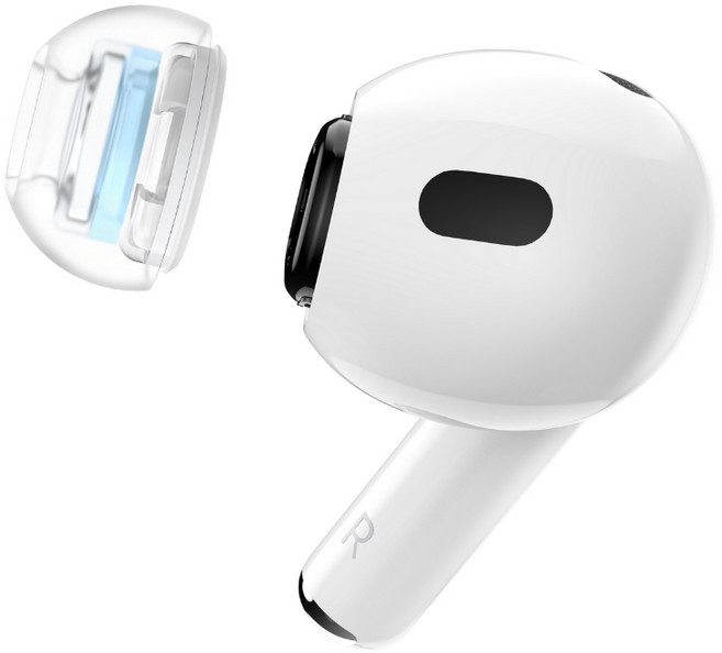 【SpinFit】 SuperFine AirPods Pro 專用款 耳塞 1/2代兼容, 1個, M號【現貨】, 淡藍