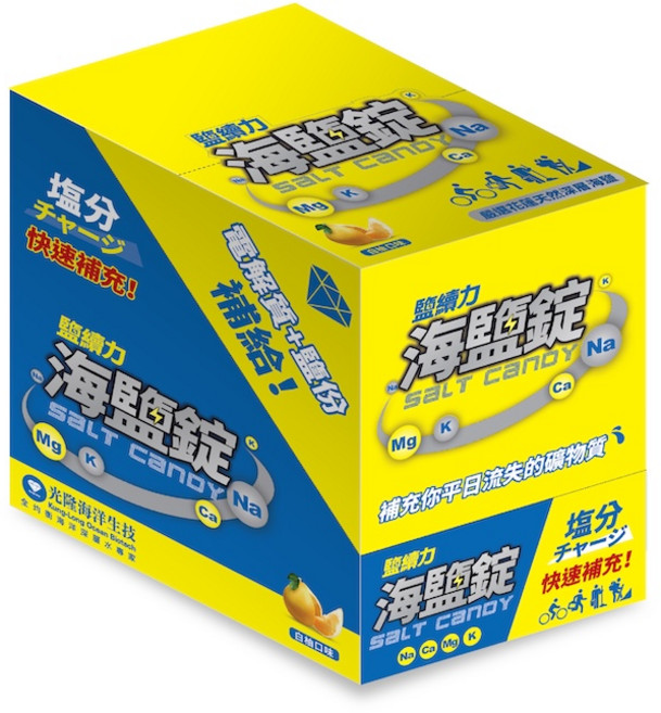 光隆海洋生技 鹽續力海鹽錠, 1個, 56顆 (8袋/盒), 56顆