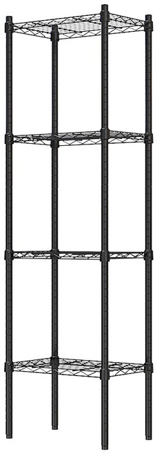 【dayneeds】輕型 45x30x150公分 四層波浪架 (兩色可選)