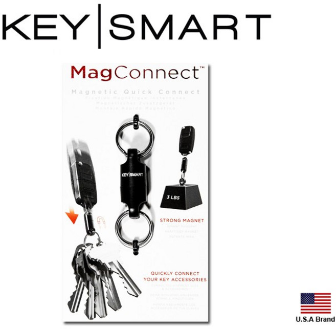 Keysmart MagConnect 可分離式磁鐵雙頭鑰匙圈 支援3磅負重, 1個
