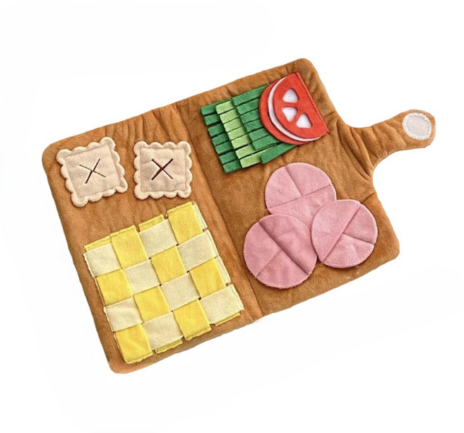 寵物嗅聞藏食書 狗狗漏食嗅聞墊 益智玩具, 菜單本, 1個