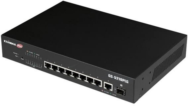 EDIMAX GS-5210PLG 10 埠 PoE+ 長距離 Gigabit 智慧型網路交換器, 1個