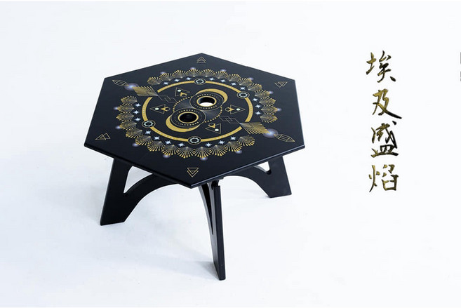 TKS 六角蜂巢小桌, 埃及盛焰