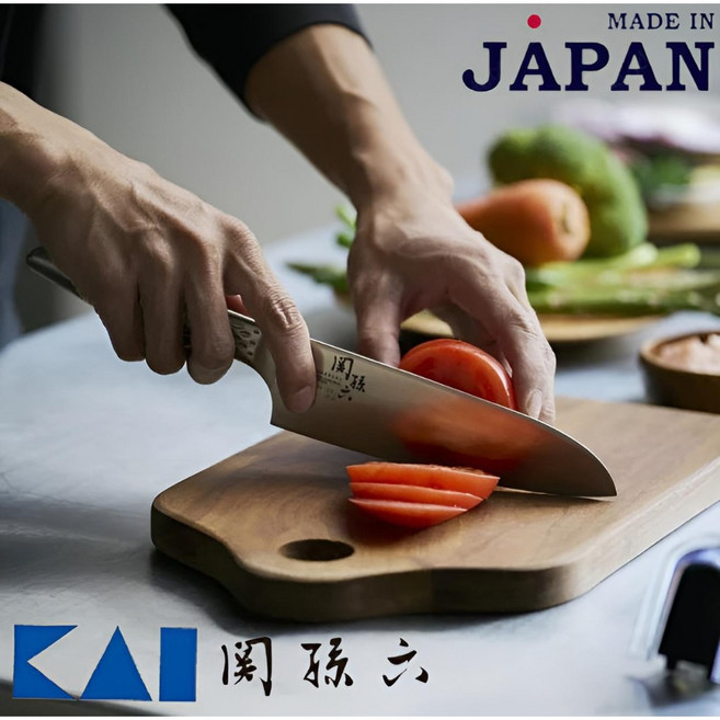KAI 關孫六 三德刀 不鏽鋼廚刀, 1個