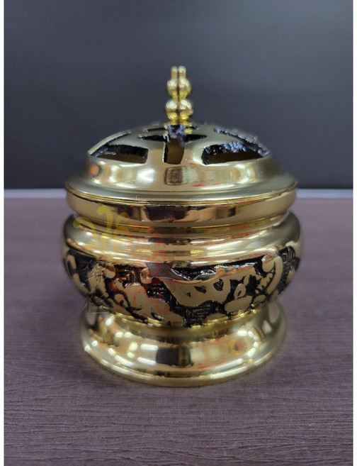 錦桂 小福淨爐 台灣製 銅器 淨爐 敬爐 檀香爐 薰香爐, 1個