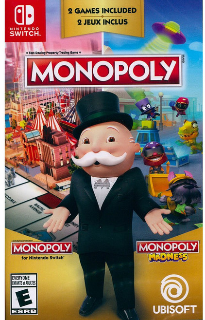 NS Switch 地產大亨瘋樂 Monopoly Madness【一起玩】, 中文美版, 單一商品