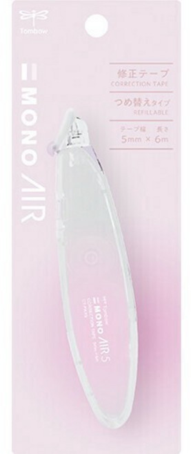 Tombow MONO AIR 5 省力型修正帶, 1個, 莓果漸層
