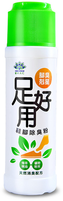 足好用 鞋腳除臭粉 植萃配方 檜木香氛 乾爽舒適 100克