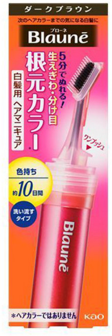 Kao 花王 Blaune局部短效補染膏 28g, Dark Brown, 1入