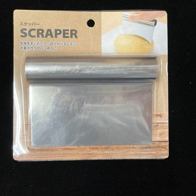 《糖軒町》不鏽鋼刮板 切麵刀 多功能麵團切割器 烘焙工具, 1個, Silver
