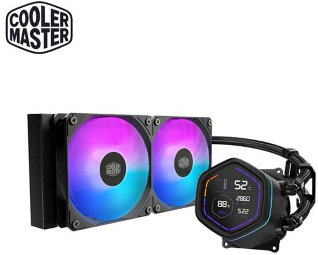 Cooler Master ML 240 Core Nex Digital ARGB 水冷散熱器, 1個, 其它