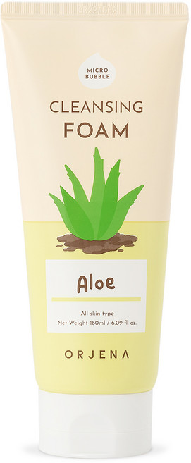 오르제나 스마일데이 클렌징폼 알로에, 180ml, 2개