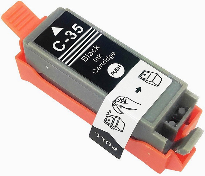 益繪 PGI-35 CLI-36 副廠墨水匣 (適用於 iP100 iP100B iP110B), 黑色, 1個