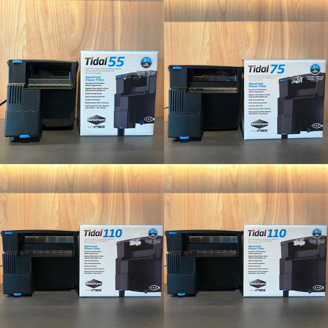 Seachem 西肯 Tidal 35型 55型 75型 110型 多功能外掛過濾器 除油膜過濾器 頂級 外掛, Tidal 35 外掛過濾器(無伸縮管), 1個