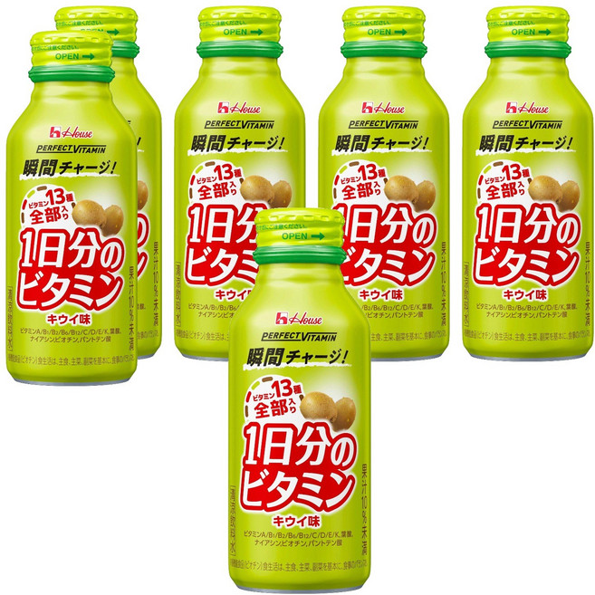 House 好侍 1日所需維他命飲料 奇異果口味, 120ml, 6瓶