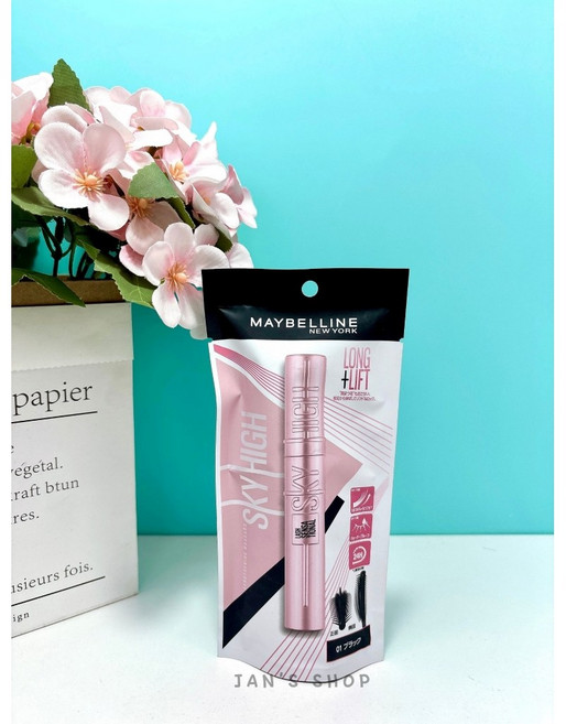 媚比琳 MAYBELLINE 飛天翹防水睫毛膏 SKY HIGH 亞洲版, 黑色, 1個