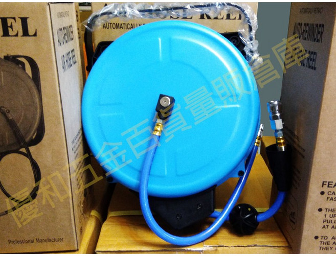 HR-850B 自動收管器 50ft(15M) 風管捲揚器 空壓管捲管輪, 1個