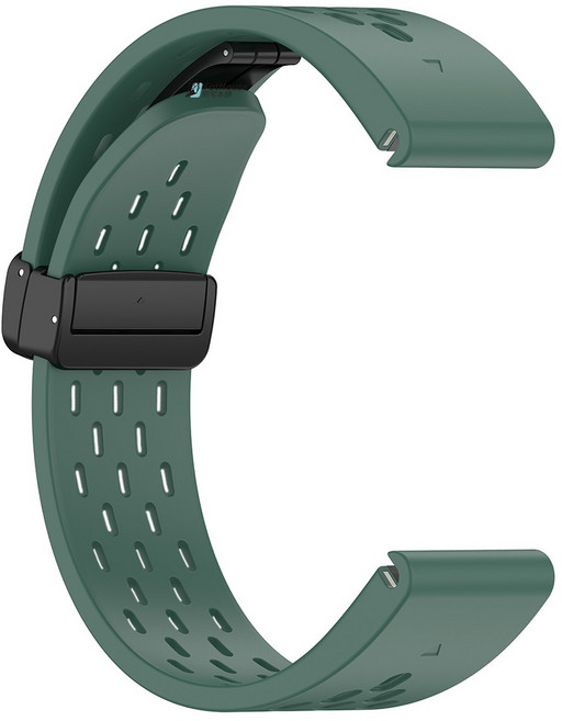 Garmin Instinct E 3 2s 2x Descent G2 MK3i 洞洞錶帶, 深綠色,22mm, 1個