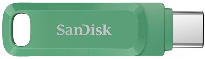 SanDisk Ultra GO 1TB 草本綠 TYPE-C USB 3.2 高速 雙用 OTG 旋轉 隨身碟 安卓 手機 平板適用, 1個