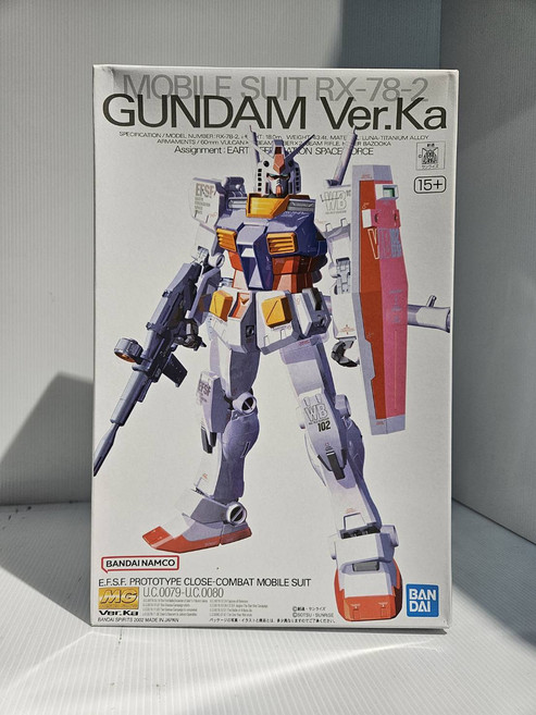 盒損 BANDAI MASTER GRADE MG RX-78-2 GUNDAM Ver.Ka 鋼彈模型, 1個