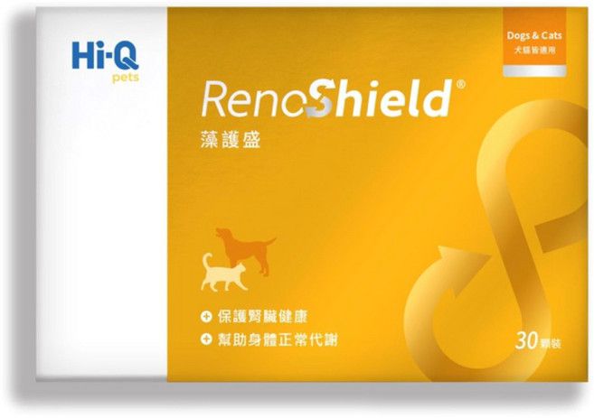 Hi-Q 藻護盛 保護腎臟健康 幫助身體正常代謝, 1個, 腎臟/心臟/肝臟, 30顆