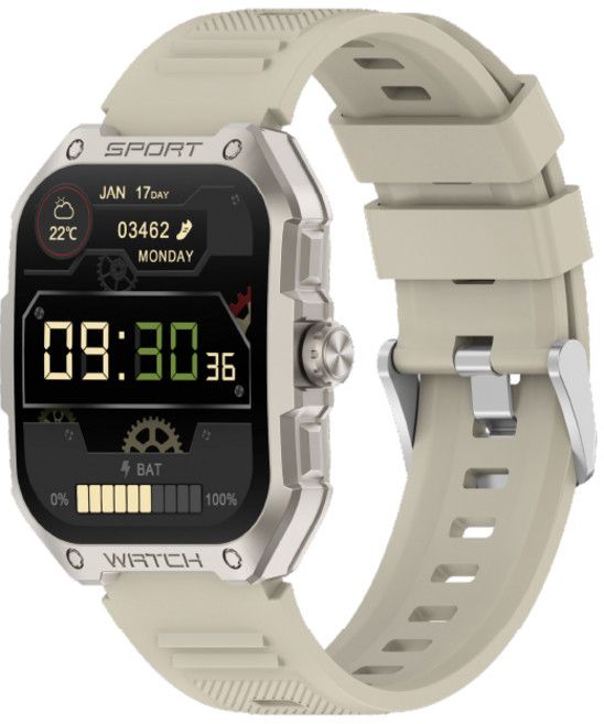 【人因科技】SW322 綺跡 Ai GPS 智慧通話腕錶, 贈:專用充電器, 奶茶金, 1.83吋, 藍牙