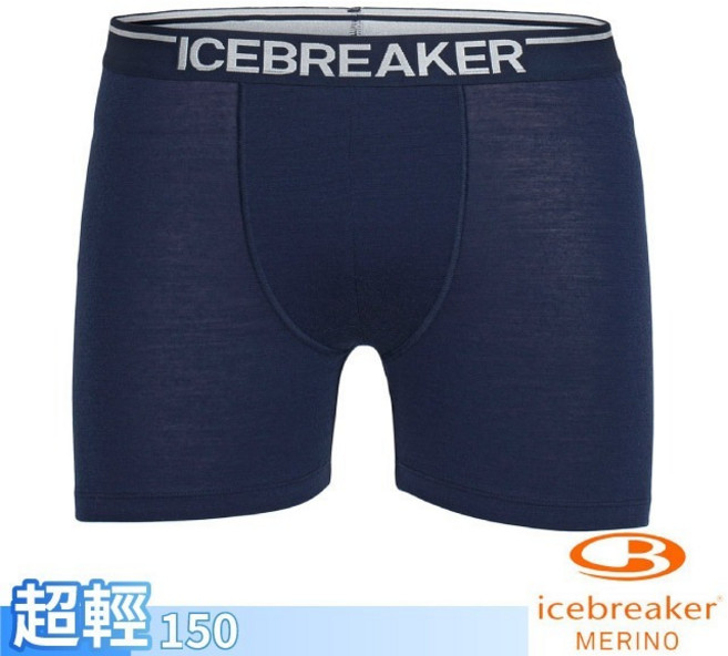 Icebreaker 男 Anatomica 美麗諾羊毛四角內褲 超輕150