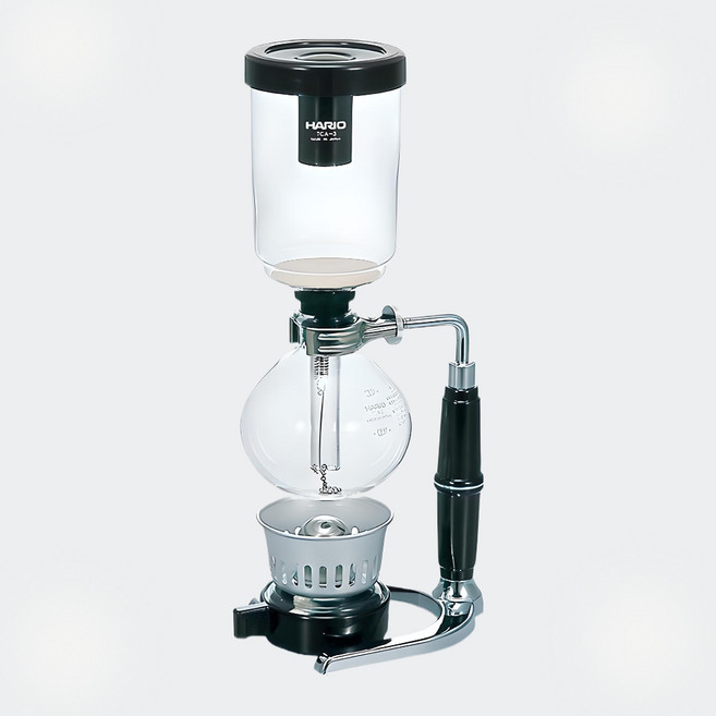 HARIO 經典虹吸式咖啡壺 TCA-3/TCA-5 含酒精燈座與濾器, 透明, 1個