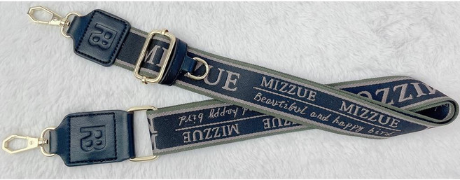 MIZZUE 刺繡圖騰棉織包包背帶 3.8cm寬 可調式百搭肩帶
