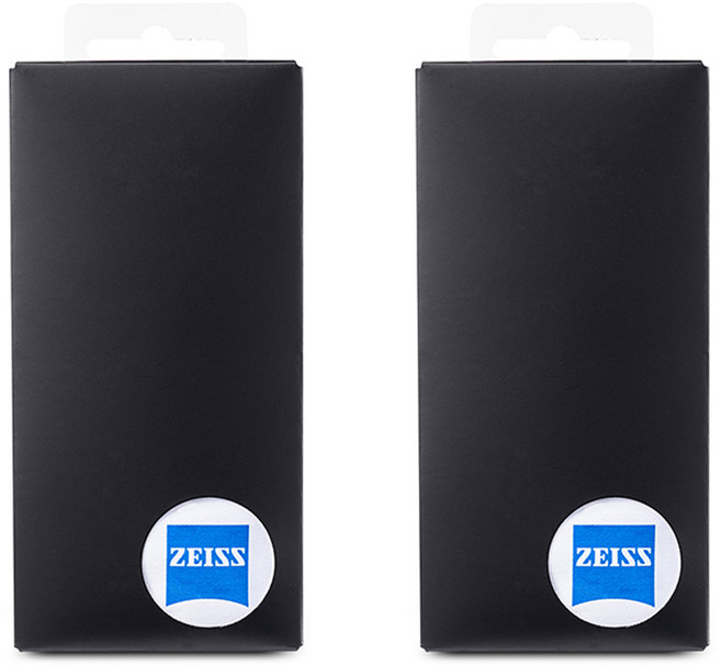 ZEISS 蔡司 高品質超細纖維拭鏡布 25 x 25cm, 2個, 白色