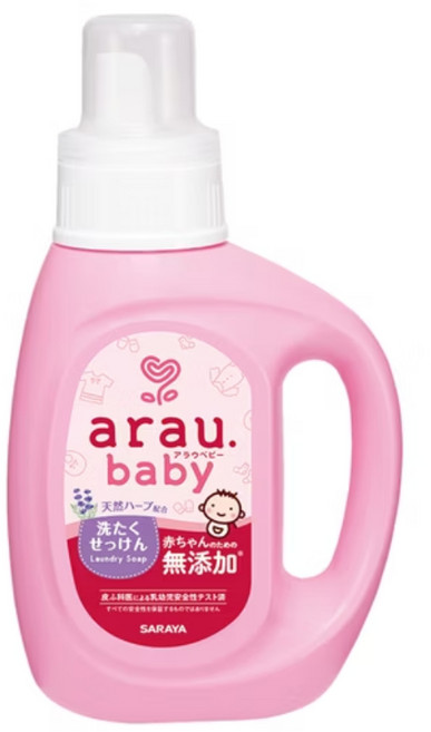 arau. baby 天然草本洗衣皂 嬰兒衣物清潔, 800ml, 1瓶