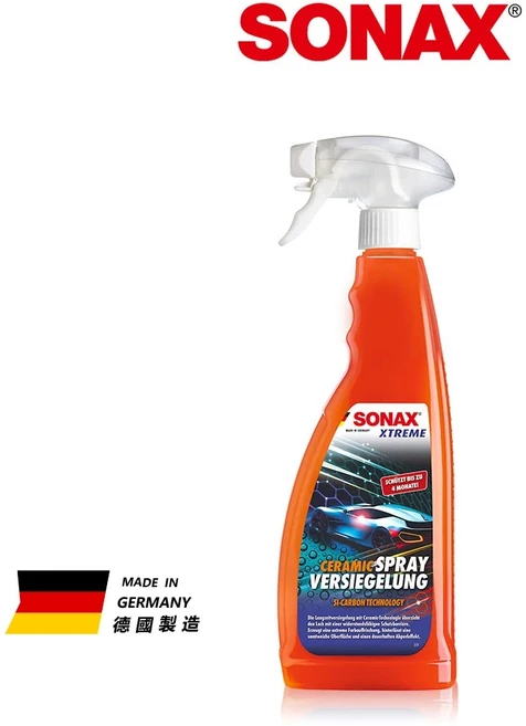 SONAX CSC 長效陶瓷鍍膜噴霧 矽碳科技 陶瓷光澤 汽車鍍膜 噴霧鍍膜 撥水鍍膜, 1個, 750ml