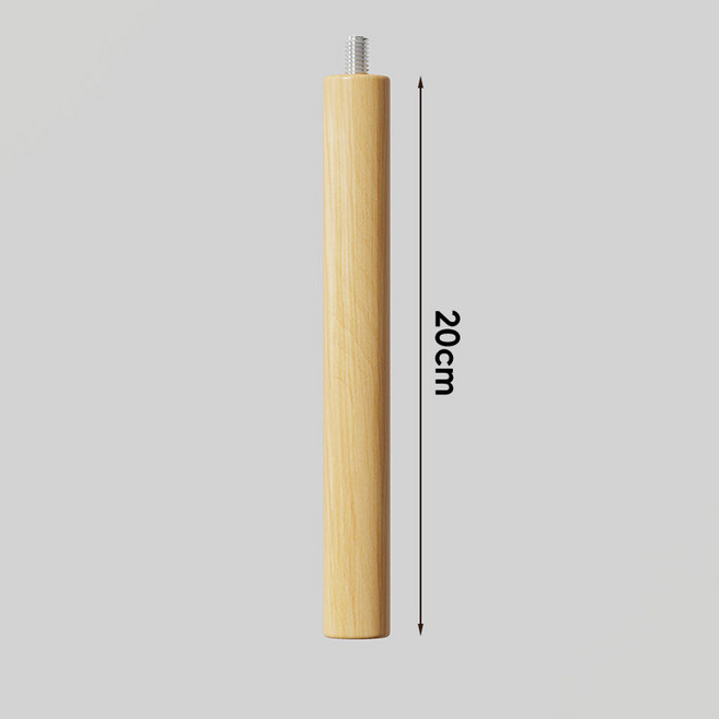 實木電腦顯示器增高架, 原木撐腿20cm*4實木, 1個
