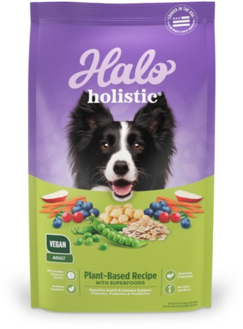 Halo 嘿囉 低敏舒膚犬糧 新鮮豌豆燉鷹嘴豆 成犬 素食配方 1.59公斤, 1個, 1.59kg, no this value