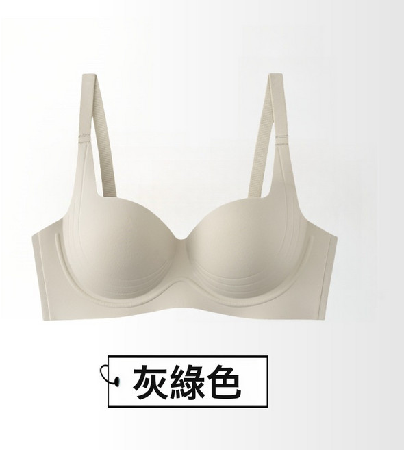 VANLUEE 無痕提拉裸感內衣女胸聚攏上託防下垂軟支撐無鋼圈文胸罩