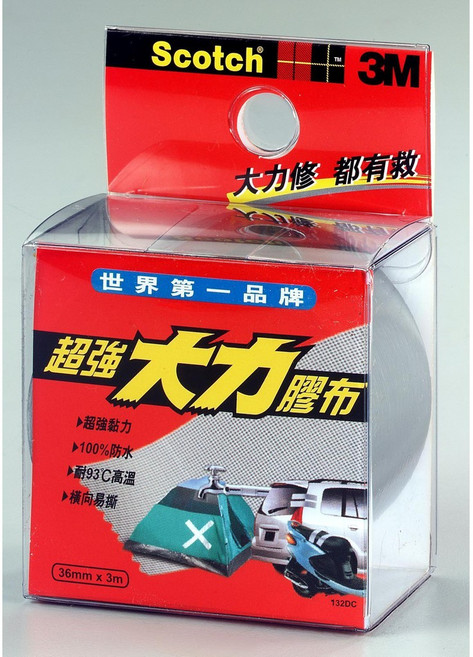3M 36mm*3M 耐用型膠帶 修繕膠帶, 1個, 灰色大力膠帶