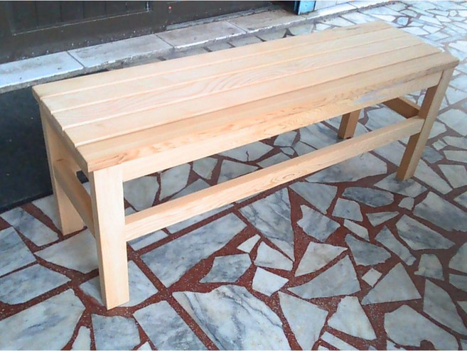 台灣檜木長椅凳 105x30x45cm 可訂做, 1個