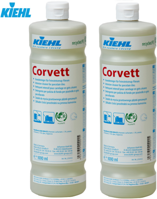 키엘 코베트 세제 타일 얼룩 묵은때 제거용 집중 세정제 고농축 Corvett, 2개, 1L