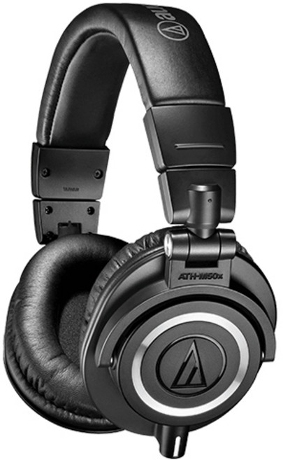 鐵三角 ATH-M50x 專業型 耳罩 頭戴式 監聽耳機 M50x 送耳機架, ATH-M50x【黑】