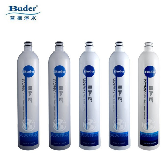 BUDER 普德 RO濾心 (RO-1101 RO-1201 RO-1301) DC快拆系統專用 共5支, 1個, RO-110/1RO-1201/RO-1301