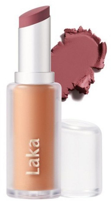Laka Bulky Matte Lipstick霧面唇膏 持久顯色 輕盈舒適 打造迷人唇妝, To Rose, 1個