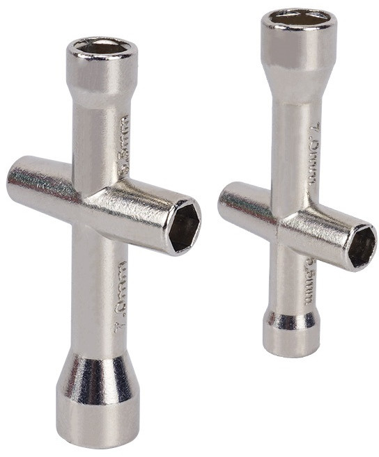 【創意3D列印】十字扳手套筒迷你小十字套筒 M2/M2.5/M3/M4螺帽工具, 1個