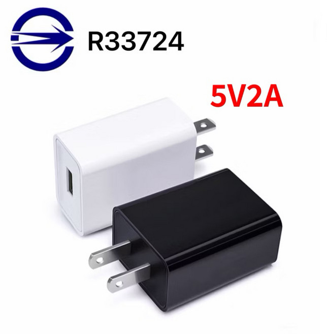 一心 水族 USB打氣機 迷你 魚缸 增氧機 釣蝦 釣魚, 安規豆腐頭 5V2A(顏色隨機), 1個