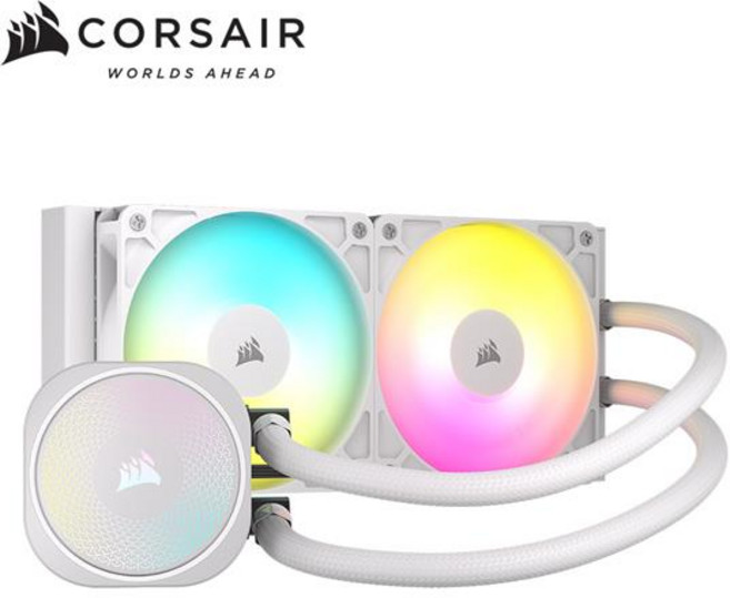 CORSAIR NAUTILUS 240 ARGB CPU水冷散熱器 白色, 1個, 詳見商品說明