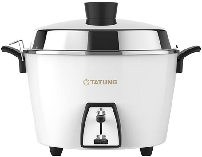 TATUNG 大同 6人份 不鏽鋼電鍋 經典白 TAC-06L-MCW