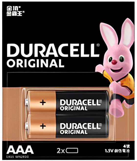 Duracell 金頂/金霸王 鹼性電池 1.5V 卡裝, 1個, 2個裝