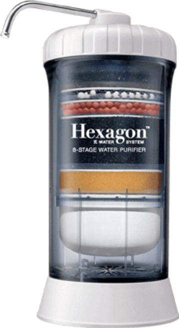 科士威 HEXAGON 8層次廚上型淨水機