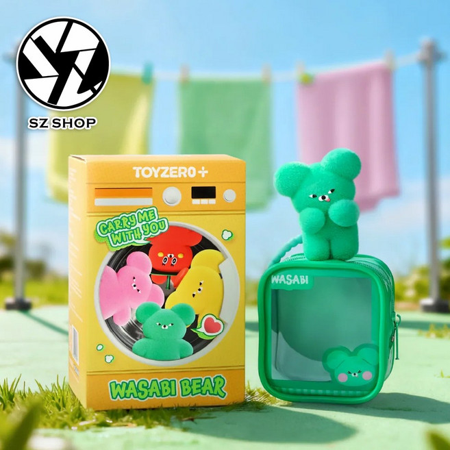 ToyZero+ Wasabi Bear 外出小夥伴系列盲盒, 1個
