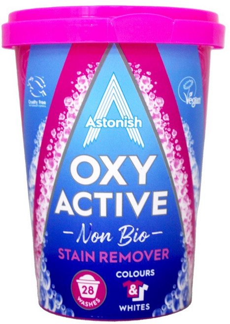 Astonish OXY ACTIVE stain remover 28 washes for colours & whites, 1個